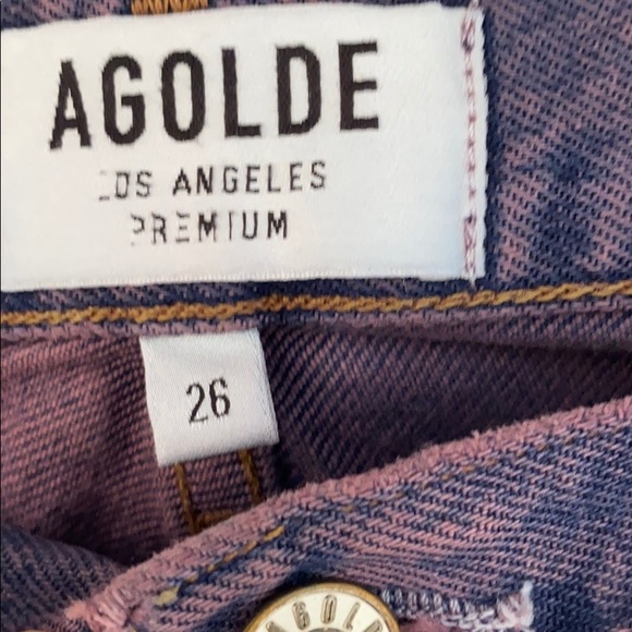 Agolde Riley High Rise Straight Crop Jeans - Picture 9 of 10